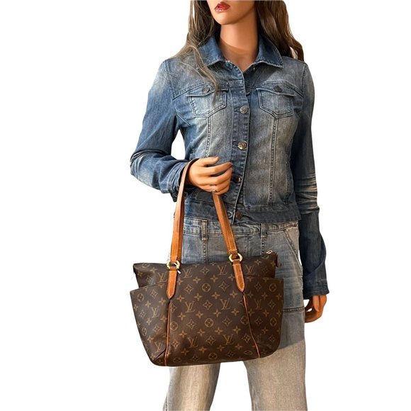 Louis Vuitton Handbags - AUTH Louis Vuitton Tote Bag Totally PM Brown Monogram Used LV Handbag Vintage